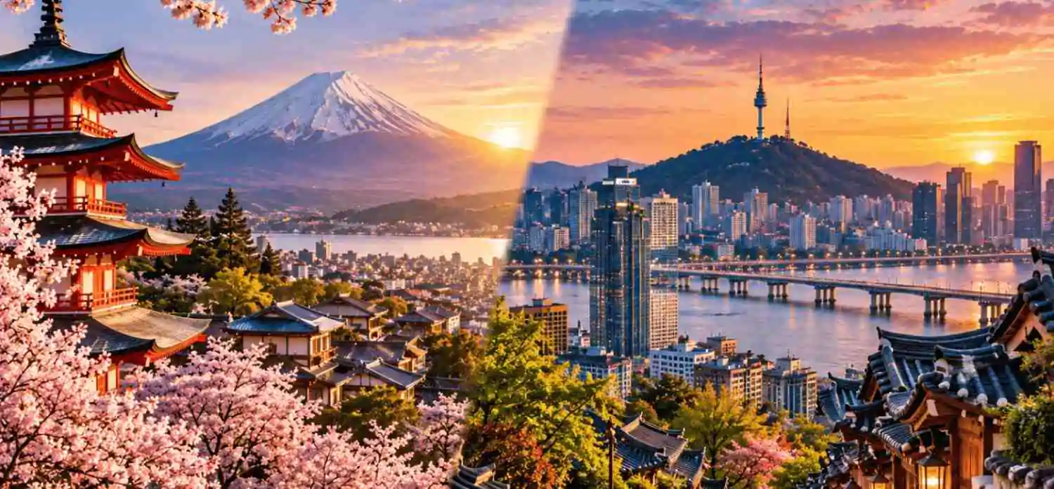 Japan vs South Korea for Singapore travellers – Japan and Korea travel comparison